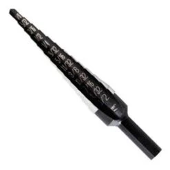 Irwin Unibit 10239 Step Drill Bit, 7/8 To 1-1/8 In Dia, 1-Flute, 7/16 In Dia Shank, Hex Shank