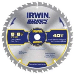 Irwin 8-1/4-Inch Marathon Miter /Table Saw Blade