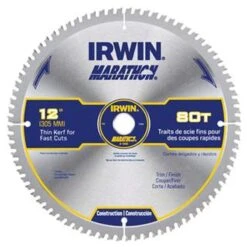 Irwin 12-Inch X 80-Tooth Circular Marathon Miter/Table Saw Blade