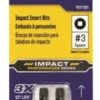 Irwin 1-Inch #3 Square Impact Insert Bit 2-Pack