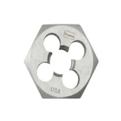 Irwin 9722ZR Metric Die, M5-0.8 Thread, Fine Thread, Right Hand Thread, HCS