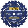 Irwin 7-1/4-Inch 24 Tooth Circular Saw Blade With WeldTec