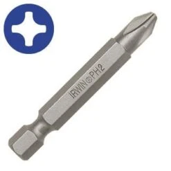 Irwin #1 1/4 X 1-15/16 -Inch Phillips Power Bit