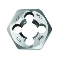 Irwin 9744 Metric Die, M12-1.75 Thread, Right Hand Thread, HCS