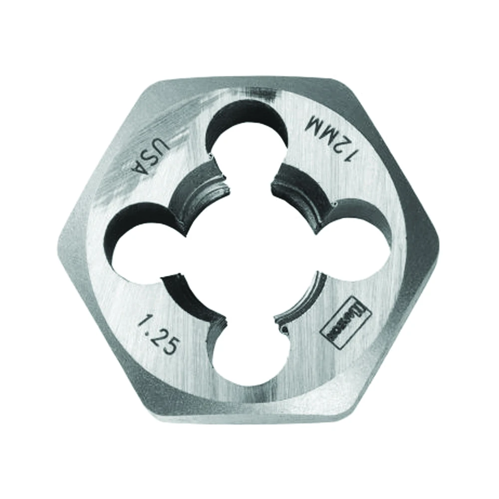 Irwin 9744 Metric Die, M12-1.75 Thread, Right Hand Thread, HCS