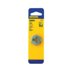 Irwin 9423 Machine Screw Die, 1/4-28 Thread, NF Thread, Right Hand Thread, HCS