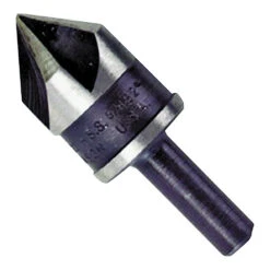 Irwin 12411 Drill Bit, 1/2 In Dia, 1-21/32 In OAL, Countersink, 5-Flute, 1/4 In Dia Shank, Round Shank