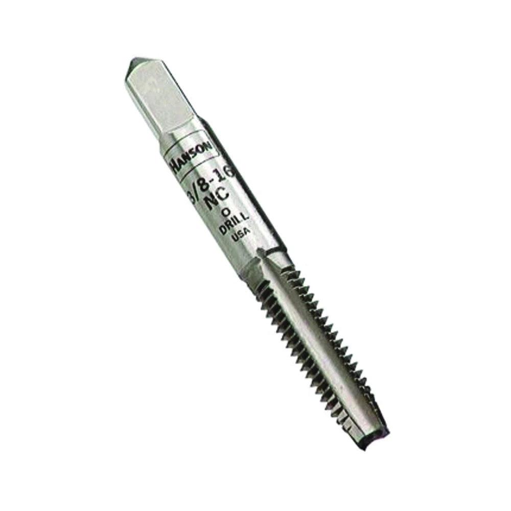 Irwin 8120 Fractional Tap, 1/4 In- 20 NC Thread, Plug Tap Thread, 4-Flute, HCS