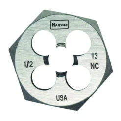 Irwin 6852 Machine Screw Die, 5/8-11 Thread, NC Thread, Right Hand Thread, HCS