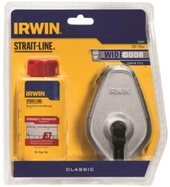 Irwin 100-Foot Aluminum Classic Reel With Red Permanent Marking Chalk