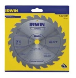 Irwin 7-1/2-Inch X 24-Tooth Circular Classic Series Saw Blade