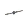 Irwin 12026 Adjustable Die Stock Handle, 1 In Die, Hexagon, Round Die, Knurled Handle, Steel