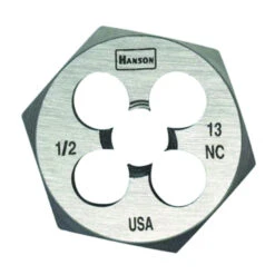 Irwin 9444 Machine Screw Die, 1/2-13 Thread, NC Thread, Right Hand Thread, HCS