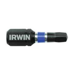 Irwin Insert Bit, #2 Drive, Square Recess Drive, 1/4 In Shank, Hex Shank, S2 Steel