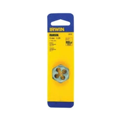 Irwin 9739 Metric Die, M10-1.25 Thread, Fine Thread, Right Hand Thread, HCS
