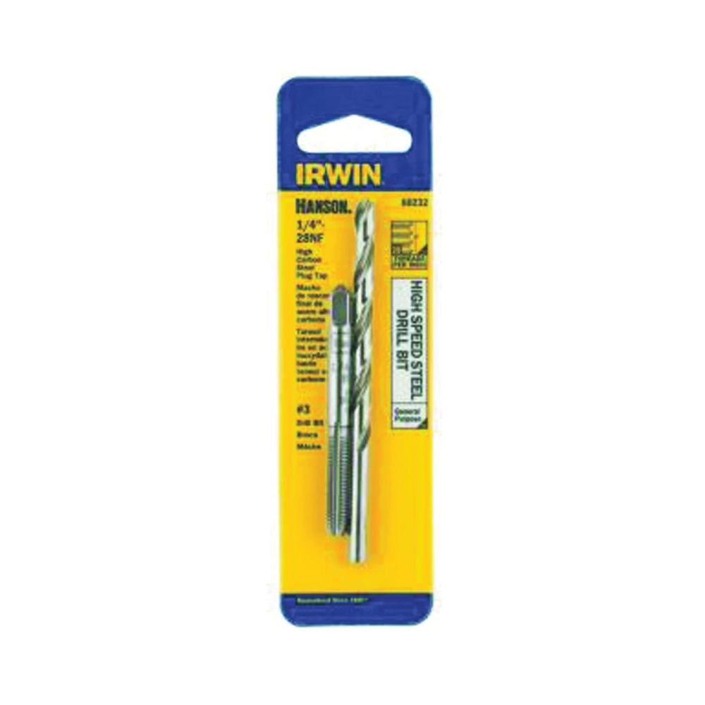 Irwin 80232 Tap And Drill Bit Set, HCS/HSS