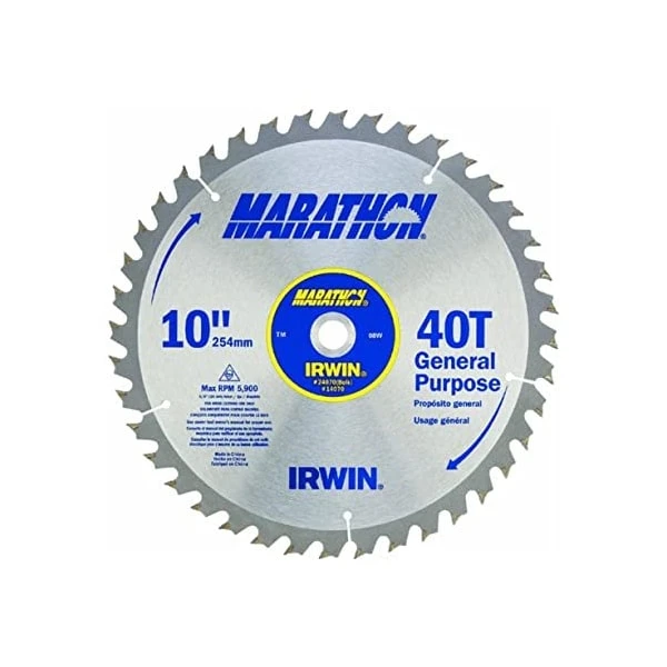 Irwin 10-inch 40-teeth General Purpose Circular Saw Blade