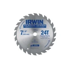 Irwin 7-1/4 In. D X 5/8 In. Classic Carbide Circular Saw Blade 24 Teeth 1 Pk