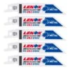 Irwin LENOX METALWOLF 4 In. Bi-Metal WAVE EDGE Reciprocating Saw Blade 14 TPI 5 Pk