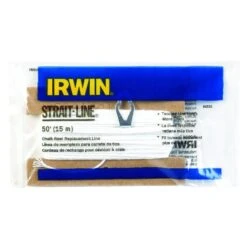 Irwin Strait-Line White Twisted Chalk Line Refill 50 Ft. White