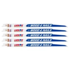 Irwin LENOX LUMBERWOLF 12 In. Bi-Metal Reciprocating Saw Blade 6 TPI 5 Pk