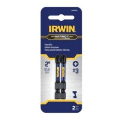 Irwin Impact Performance Series Phillips #3 X 2 In. L Power Bit Steel 2 Pc