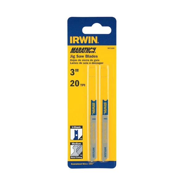 Irwin JIGSW U-BLD 3""X20T 2PK