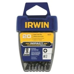 Irwin Impact Performance Series Phillips #2 X 1 In. L Insert Bit Steel 20 Pc