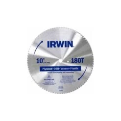Irwin 7-1/4", 140-Teeth Circular Saw Blade, PK10, Number Of Teeth: 140