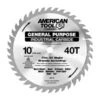 Irwin 10", 40-Teeth Circular Saw Blade, Carbide Tip