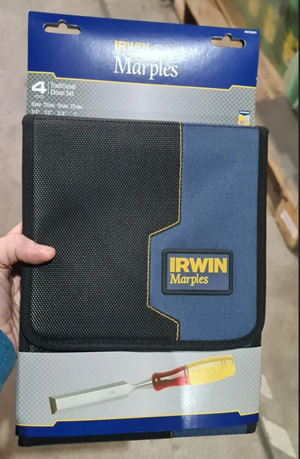 Irwin Marples M373 4 Piece Chisel Set Sharpening Honing Tools And Chisel Roll - Image 4