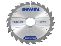 Irwin 1907698 Construction Circular Saw Blade 160 X 30mm X 24T ATB IRW1907698