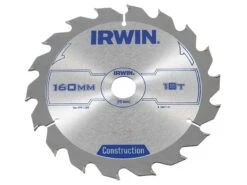 Irwin 1897191 Construction Circular Saw Blade 160 X 20mm X 18T ATB IRW1897191