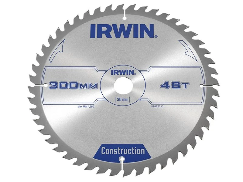 Irwin General Purpose Table & Mitre Saw Blade 300 X 30mm X 48T ATB IRW1897212