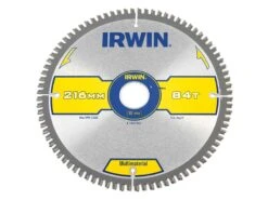 Irwin 1897442 Multi Material Circular Saw Blade 216 X 30mm X 84T TCG IRW1897442