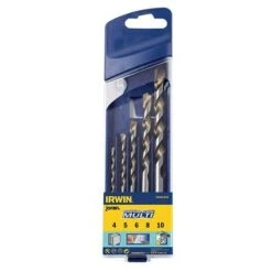 Irwin Masonry Cordless Multi Drill Bit Set 5 Piece IRW10501938 4mm - 10mm