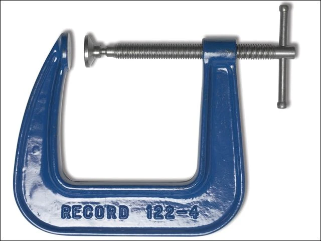 Irwin Record T122/4 122 Deep Throat G-Clamp 100mm 4in REC122