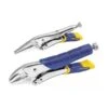 Irwin VIST77T3 Fast Release Mole Grips Locking Pliers Set Of 2 10RW & 6LN T77T