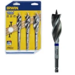 Irwin 10507764 Auger Blue Groove Power Drill Bit Set IRW10507764 20mm 22mm 25mm