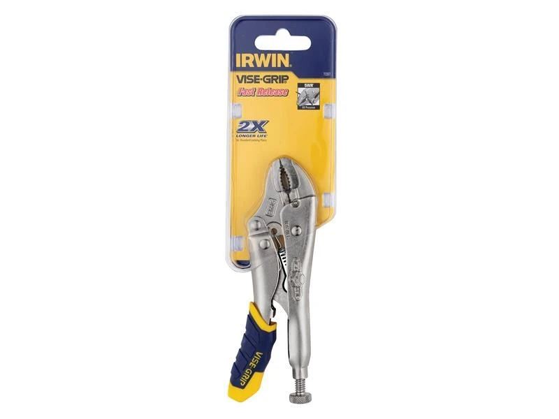 IRWIN Vise-Grip T09T 5WR Fast Release⢠Curved Jaw Locking Pliers With Wire Cutter 127mm (5in) VIST09T - Image 2