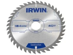 Irwin 1897198 Construction Circular Saw Blade 184 X 30mm X 40T ATB IRW1897198