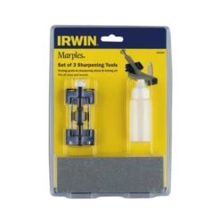 Irwin Marples Honing Guide Stone & Oil Set Sharpening MAR10507932 3 Piece Set