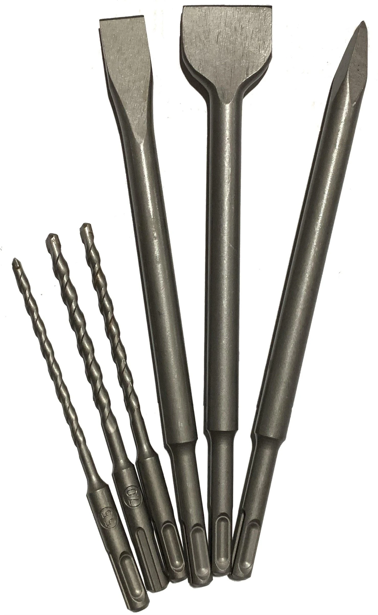 Irwin Speedhammer 6 Piece SDS+ Drill Flat Chisel & Point Bit Set 200 400 5.5-7mm - Image 6