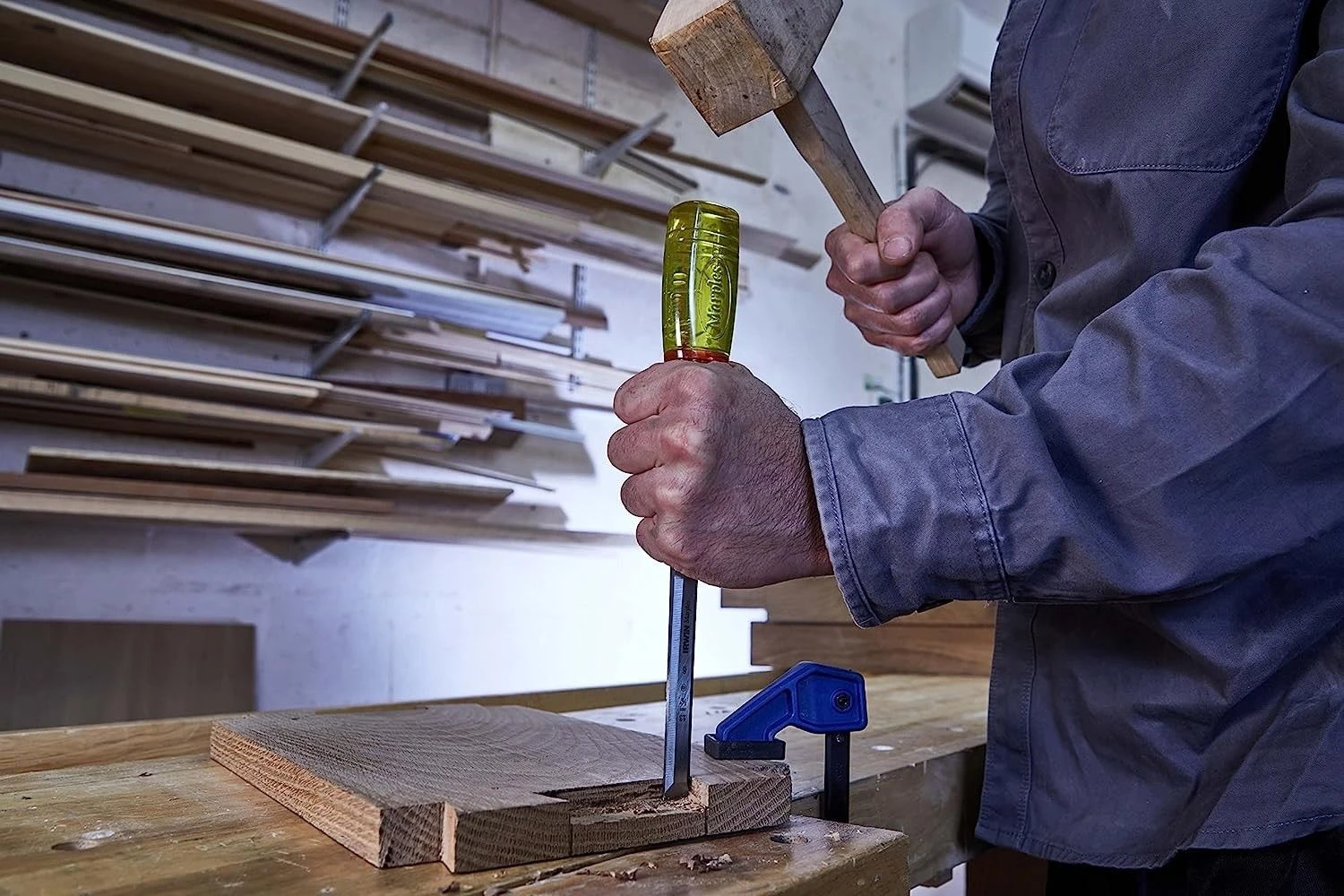 Irwin Marples TM373/2 M373 Bevel Edge Chisel Splitproof Handle 50mm 2in MAR3732 - Image 2