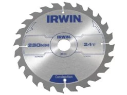 Irwin 1897205 Construction Circular Saw Blade 230 X 30mm X 24T ATB IRW1897205