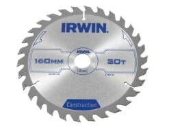 Irwin 1897192 Construction Circular Saw Blade 160 X 20mm X 30T ATB IRW1897192