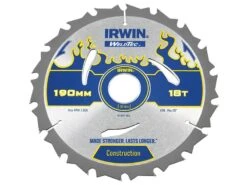 Irwin 1897382 Weldtec Circular Saw Blade 190 X 30mm X 18T ATB IRW1897382