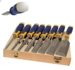 Marples Irwin Pro Touch Bevel 8 Piece Chisel Set 6mm 50mm MARS500S8 IRW10507958