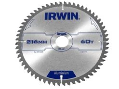 Irwin Professional Aluminium Circular Saw Blade 216 X 30mm X 60T TCG IRW1907777