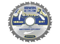 IRWIN® 1897365 Weldtec Circular Saw Blade 165 X 30mm X 24T ATB IRW1897365